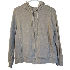 Pendleton Originals Women's Heathered Cream Hooded Zip Up Sweatshirt Small